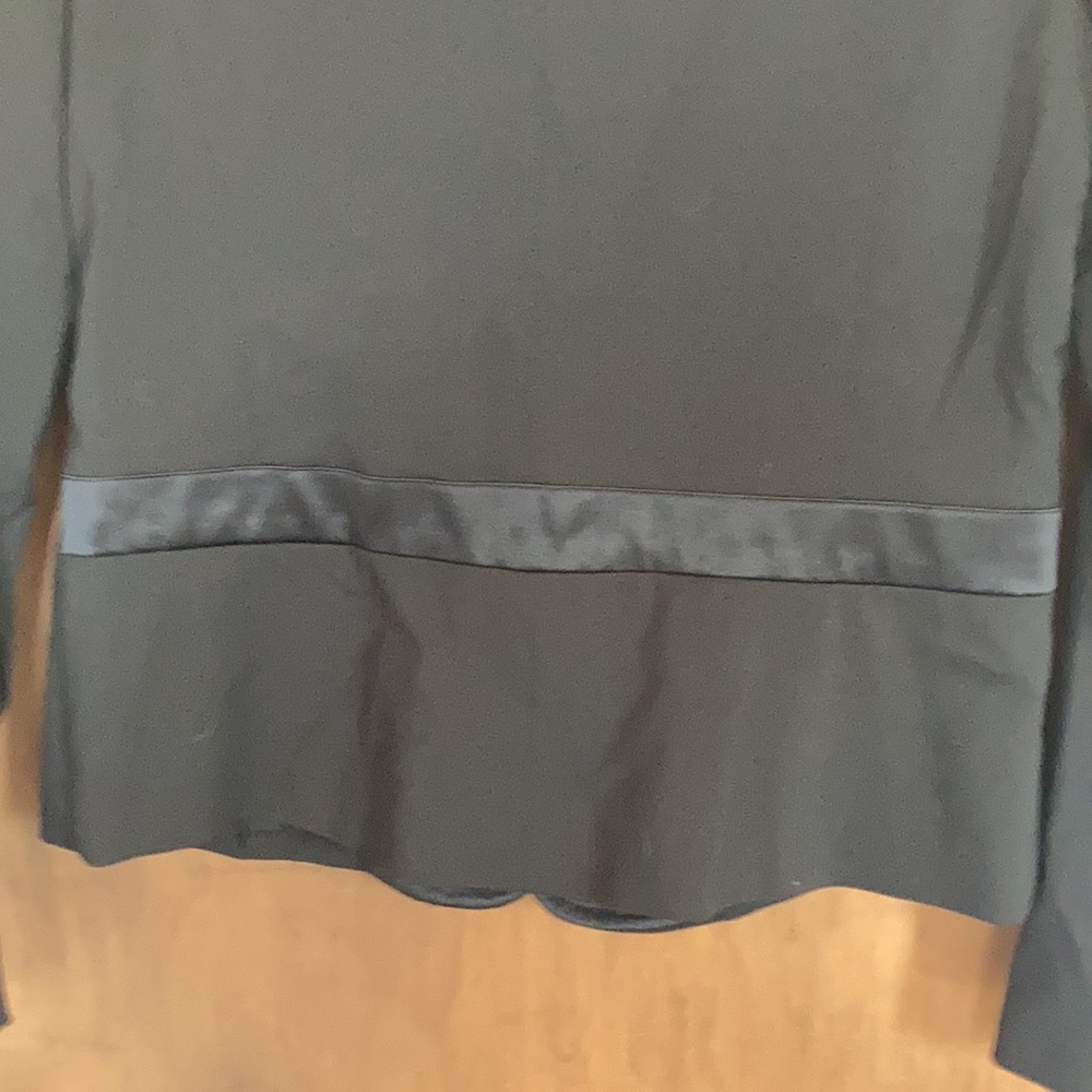 Vintage nwt office or night out neutral jacket w satin like details - Picture 10 of 17